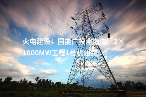 火電建設(shè):國能廣投北海電廠2×1000MW工程1號機組完成滿負荷試運行