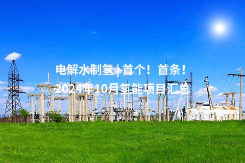 電解水制氫 | 首個(gè)！首條！2024年10月氫能項(xiàng)目匯總