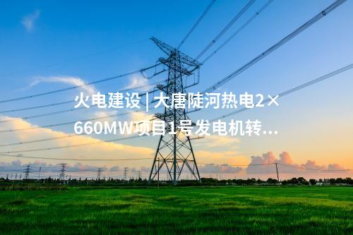 火電建設(shè) | 大唐陡河熱電2×660MW項目1號發(fā)電機轉(zhuǎn)子一次穿裝成功