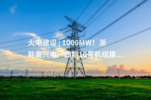 火電建設(shè) | 1000MW！浙能嘉興電廠四期10號(hào)機(jī)組建設(shè)用地獲批準(zhǔn)