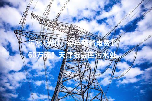 污水+光伏 | 每年節(jié)省電費160萬元！天津張貴莊污水處理廠分布式光伏項目正式并網(wǎng)發(fā)電