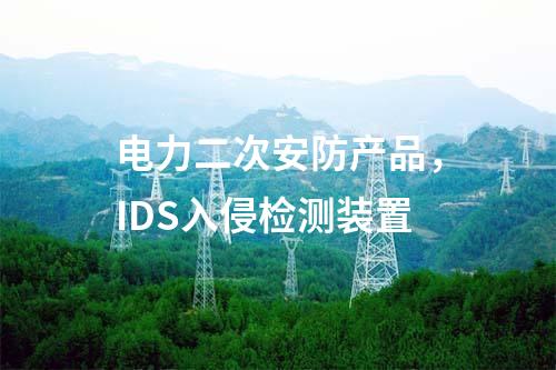 電力二次安防產(chǎn)品，IDS入侵檢測(cè)裝置