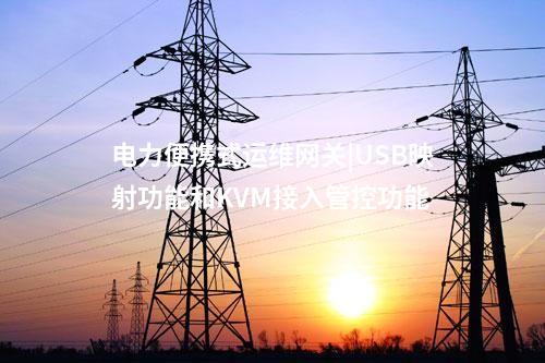 電力便攜式運維網(wǎng)關(guān)|USB映射功能和KVM接入管控功能