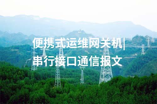 便攜式運(yùn)維網(wǎng)關(guān)機(jī)|串行接口通信報(bào)文