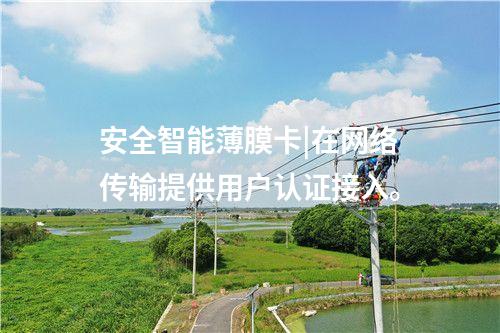 安全智能薄膜卡|在網(wǎng)絡(luò)傳輸提供用戶認(rèn)證接入。